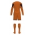 KOMPLET BRAMKARSKI JOMA ZAMORA V JR POMARAŃCZOWY + HERB